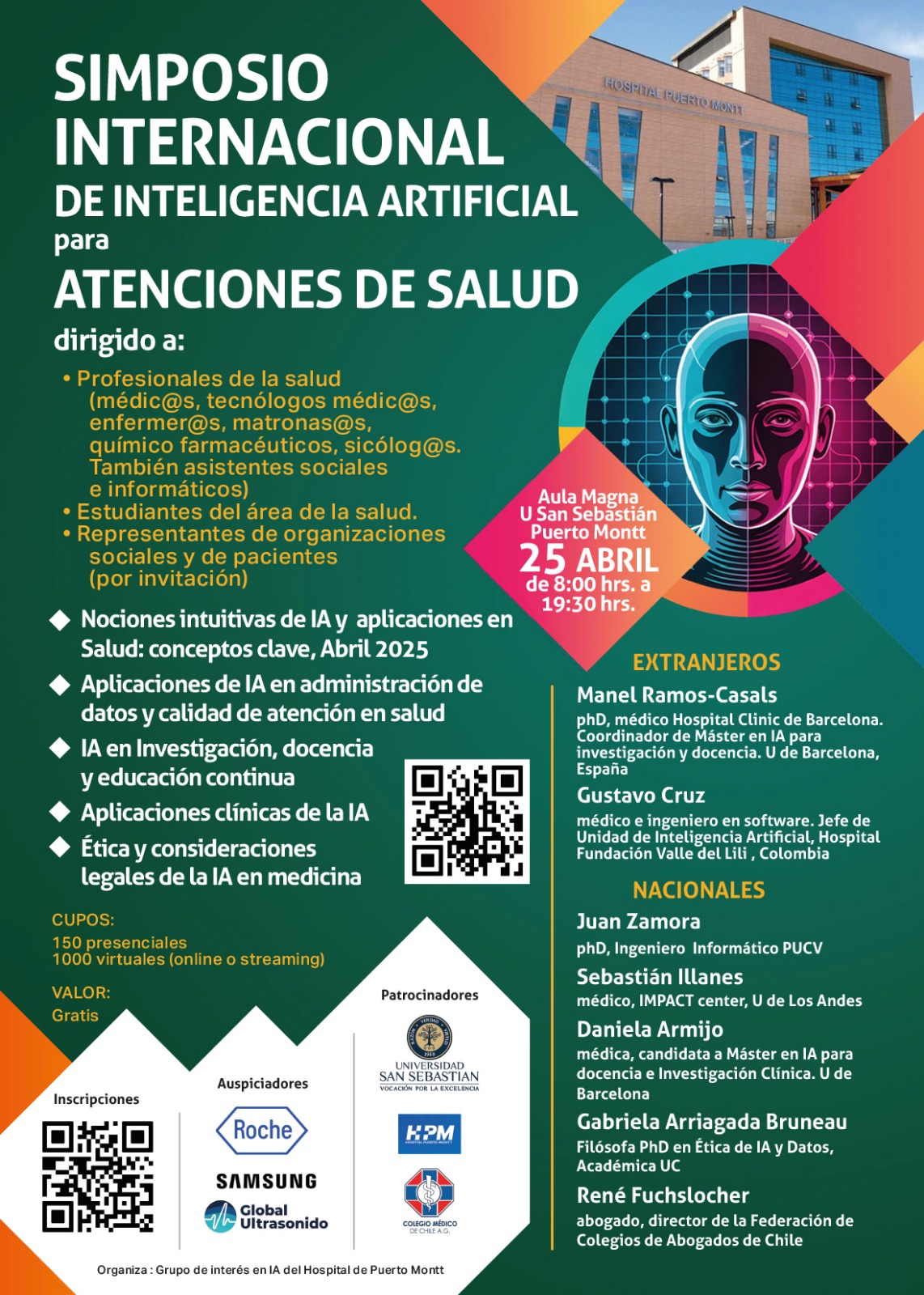 SIMPOSIO INTERNACACIONAL DE IA EN SALUD | Postgrado Medicina USS